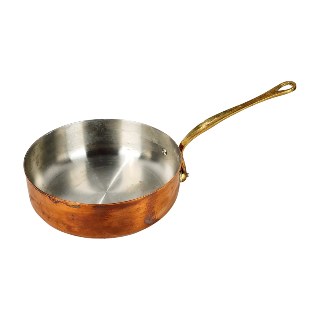 Mauviel Copper Saute Pan with Brass Handle (1 of 6)