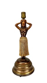 1940's Dodge Hawaiian Hula Girl Motion Lamp