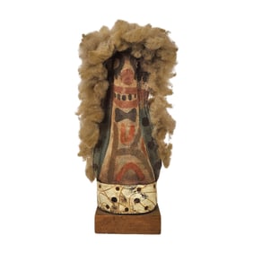 Antique Carnival Punk Clown Knockdown