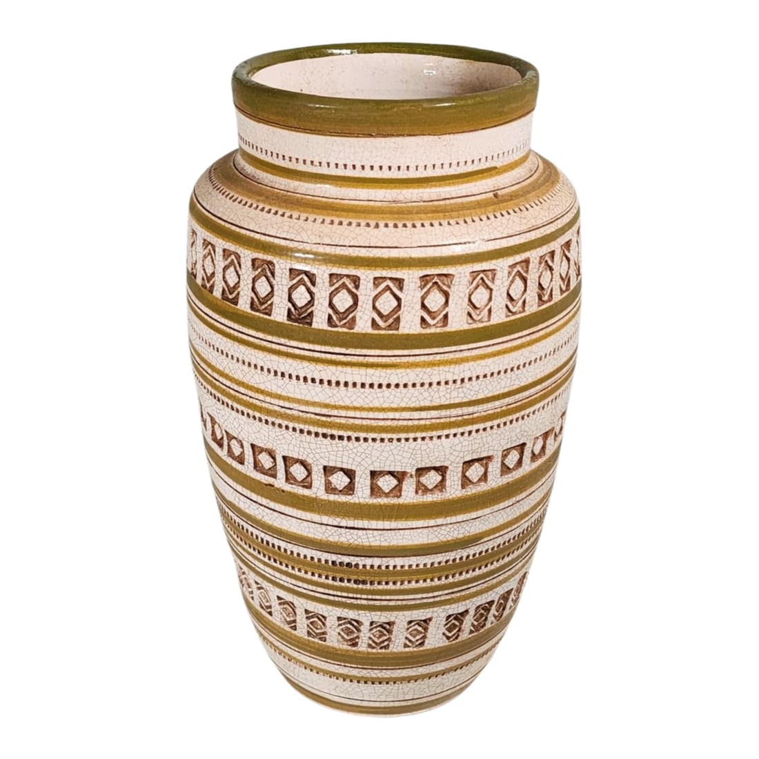 Vintage Mid Century Italian Art Pottery Bitossi Vase (1 of 6)