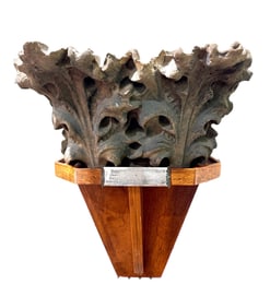 Historic Louis Sullivan Architectural Fragment Schiller Theater 1892