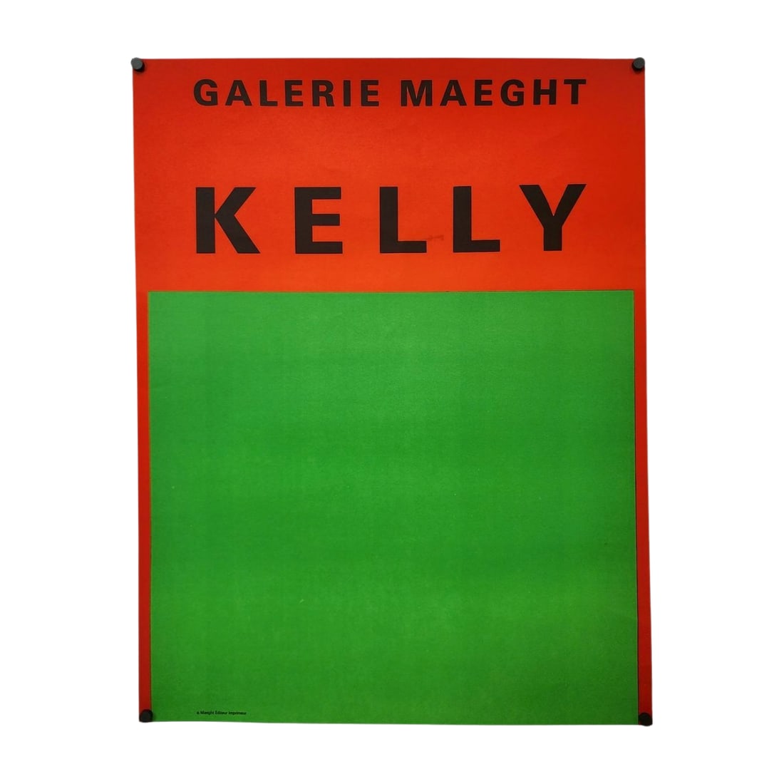 Original 1964 Ellsworth Kelly Galerie Maeght Paris Geometric Poster (1 of 5)