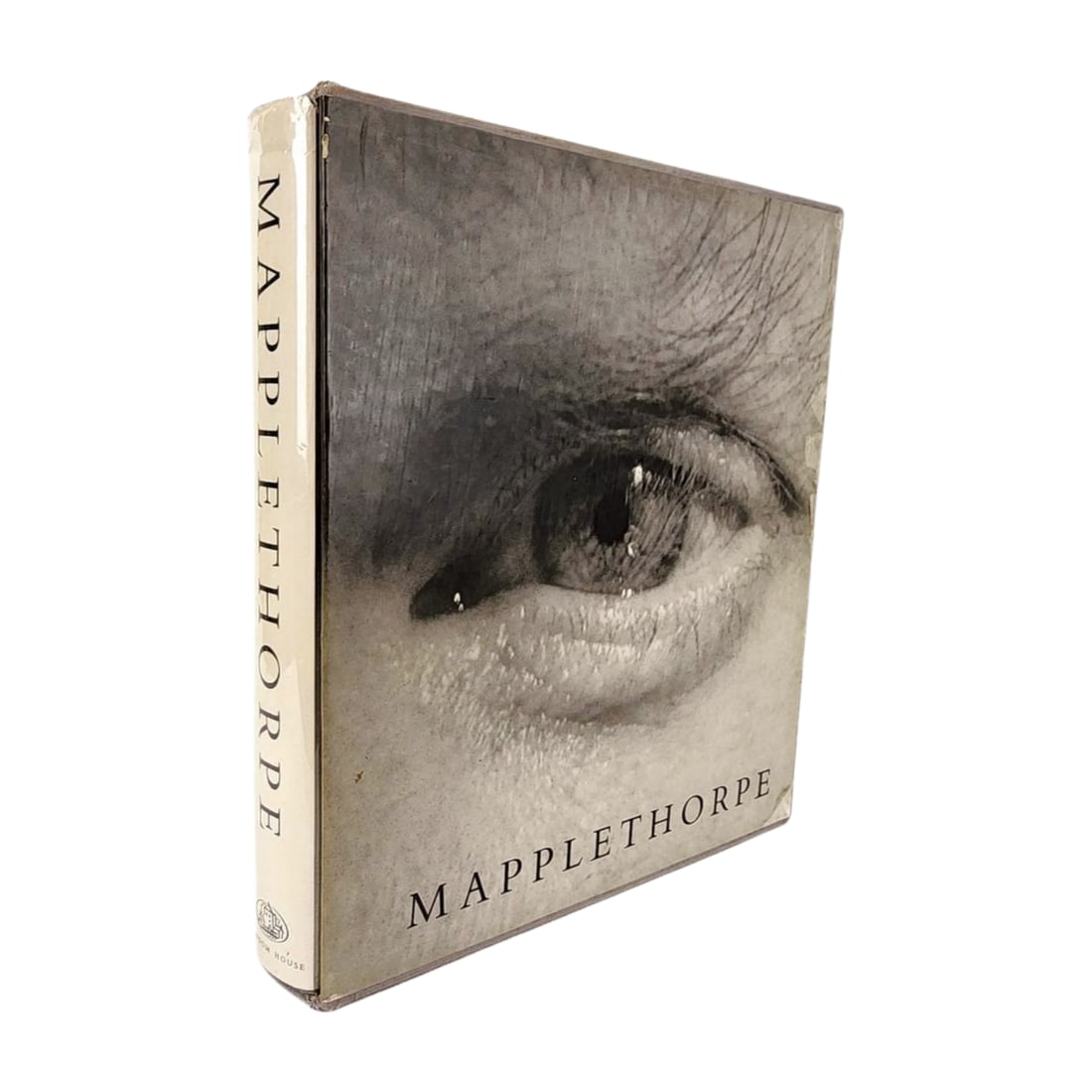 American Photographer Robert Mapplethorpe Coffee Table Book: Large coffee table book with sleeve, "Mapplethorpe," a monograph of work by American Photographer Robert Mapplethorpe. Robert Mapplethorpe (1946-1989) was known for black and white erotic photography,