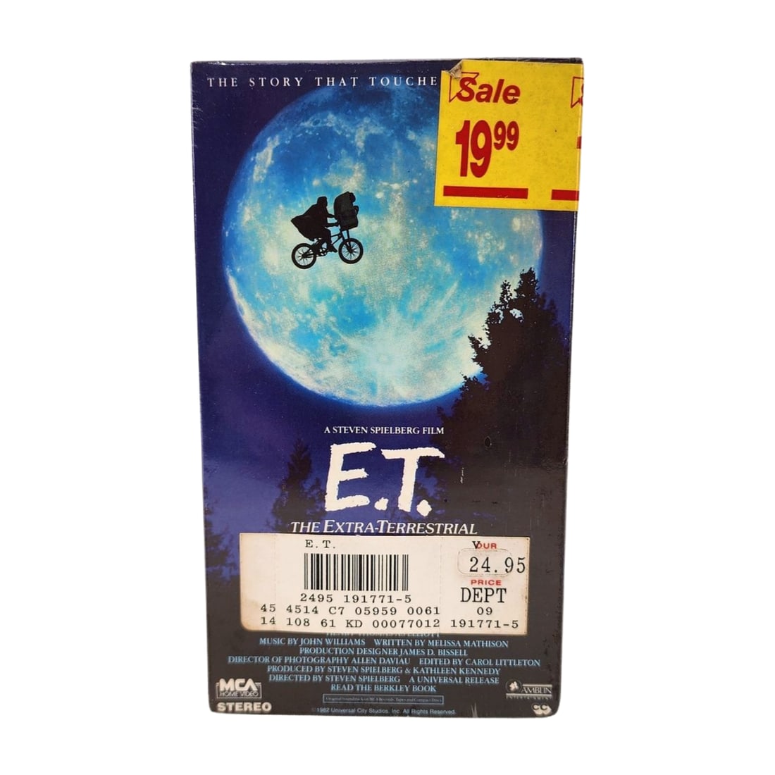E.T. The Extra-Terrstrial 1982 Sealed VHS Movie (1 of 5)