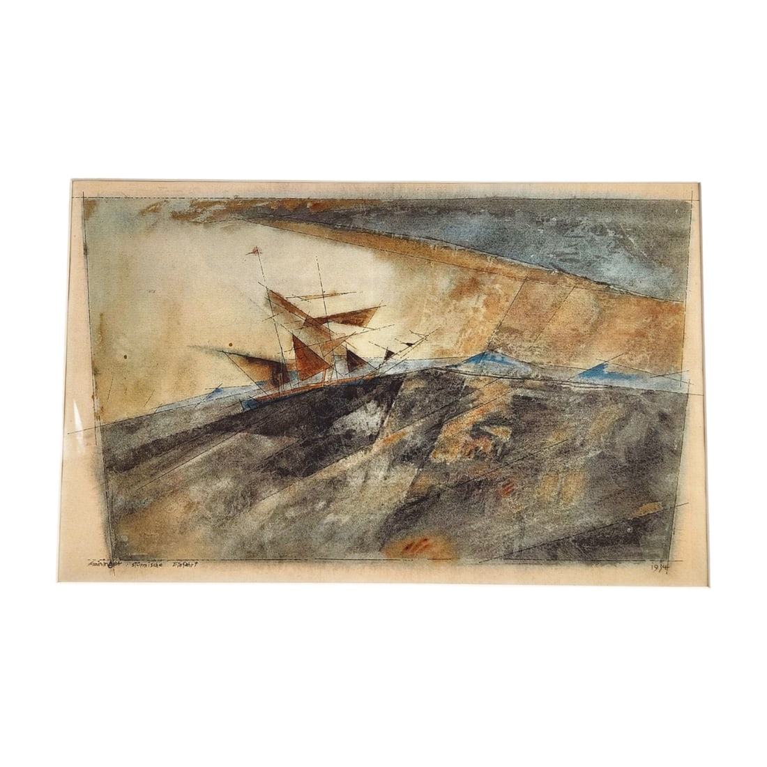 Lyonel Feininger Original 1934 Lithograph (1 of 5)