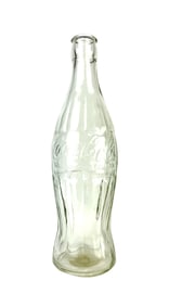 Oversized Coca-Cola Glass Bottle Display