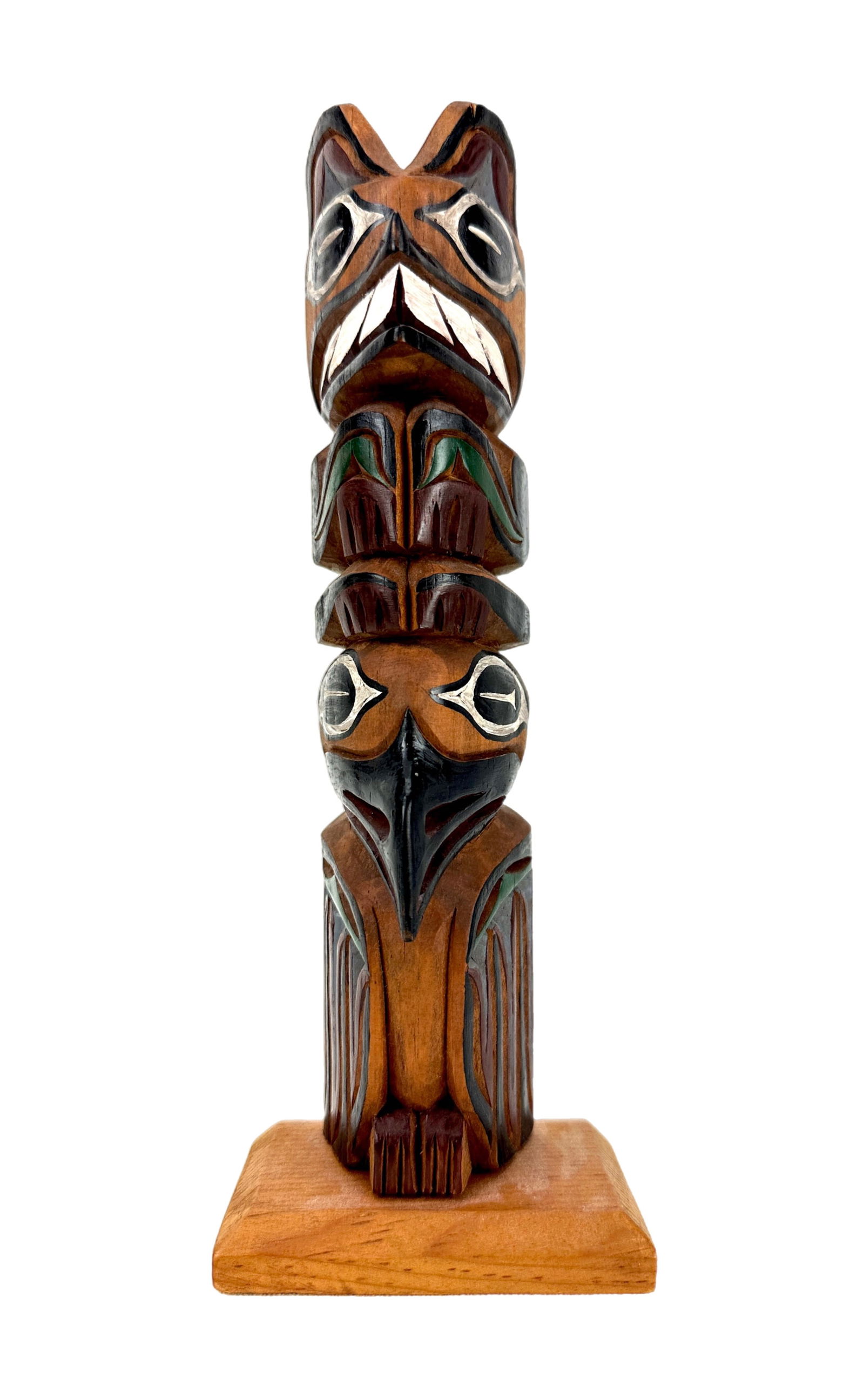 L. Rudick Northwest Coast Carved Cedar Totem (1 of 7)