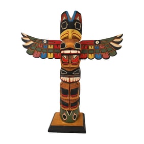 Northwest Coast Native American Totem Thunderbird by Stacey Raub