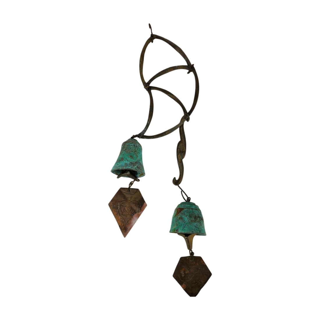 Paolo Soleri Bronze and Copper Wind Chime Bell (1 of 5)