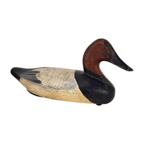 Antique Canvasback Working Duck Decoy North Carolina
