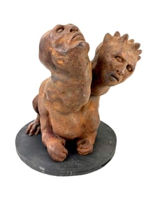 China Marks (1942-) NYC Artist Gargoyle Sculpture