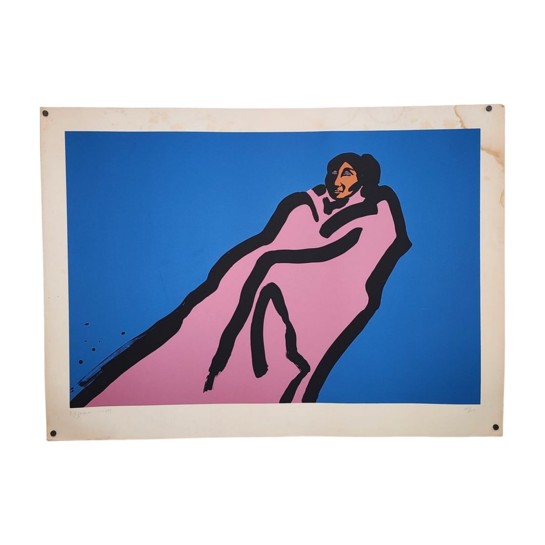 R.C. Gorman 'Spirit Sate I' 1979 Signed Lithograph Navajo (1 of 6)