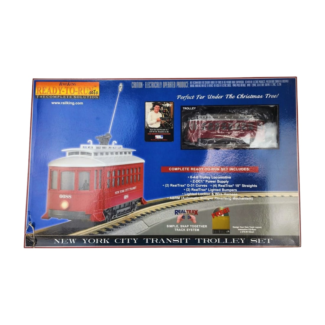 MTH Rail King New York Transit Trolley & ZDC1 Transformer (1 of 5)