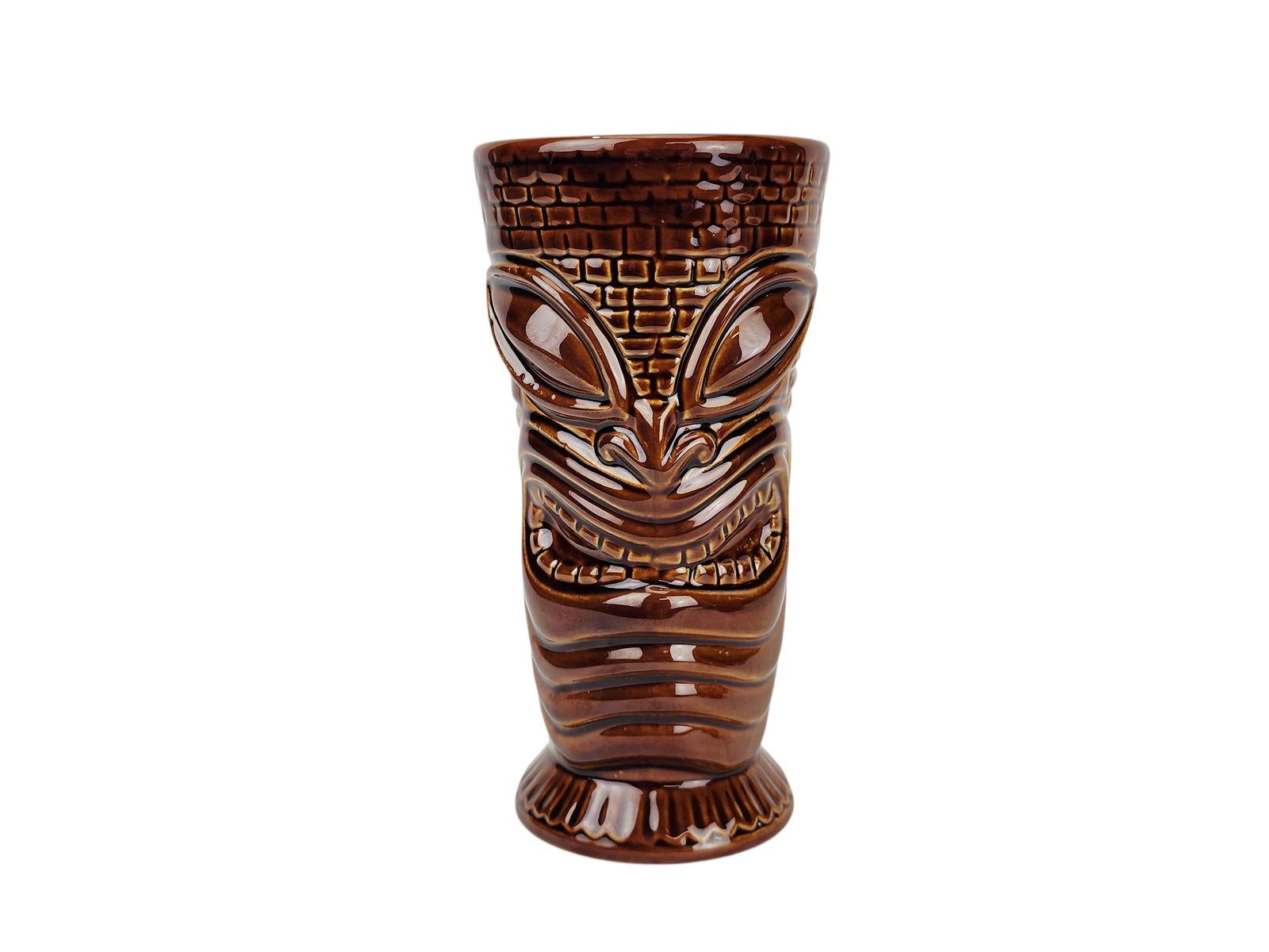 Forbidden Island Tiki Diablo 2005 Mug: Vintage 2005 Tiki Diablo by Tiki Farm mug for Forbidden Island of Alameda California. Measures 7" x 3 1/2" x 3 5/8".