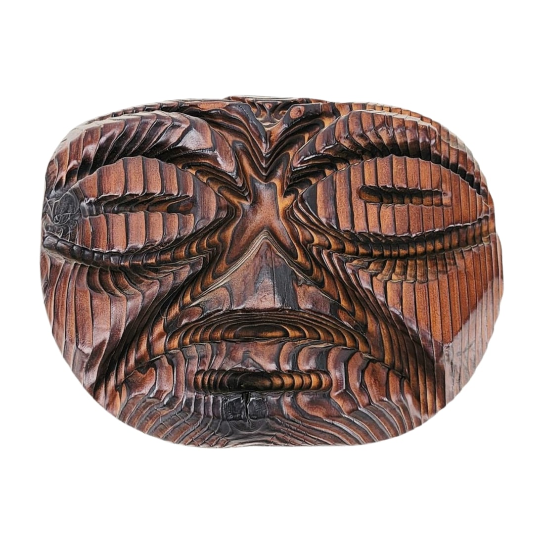 Vintage WITCO Wood Carved Tiki Mask Hawaii (1 of 5)