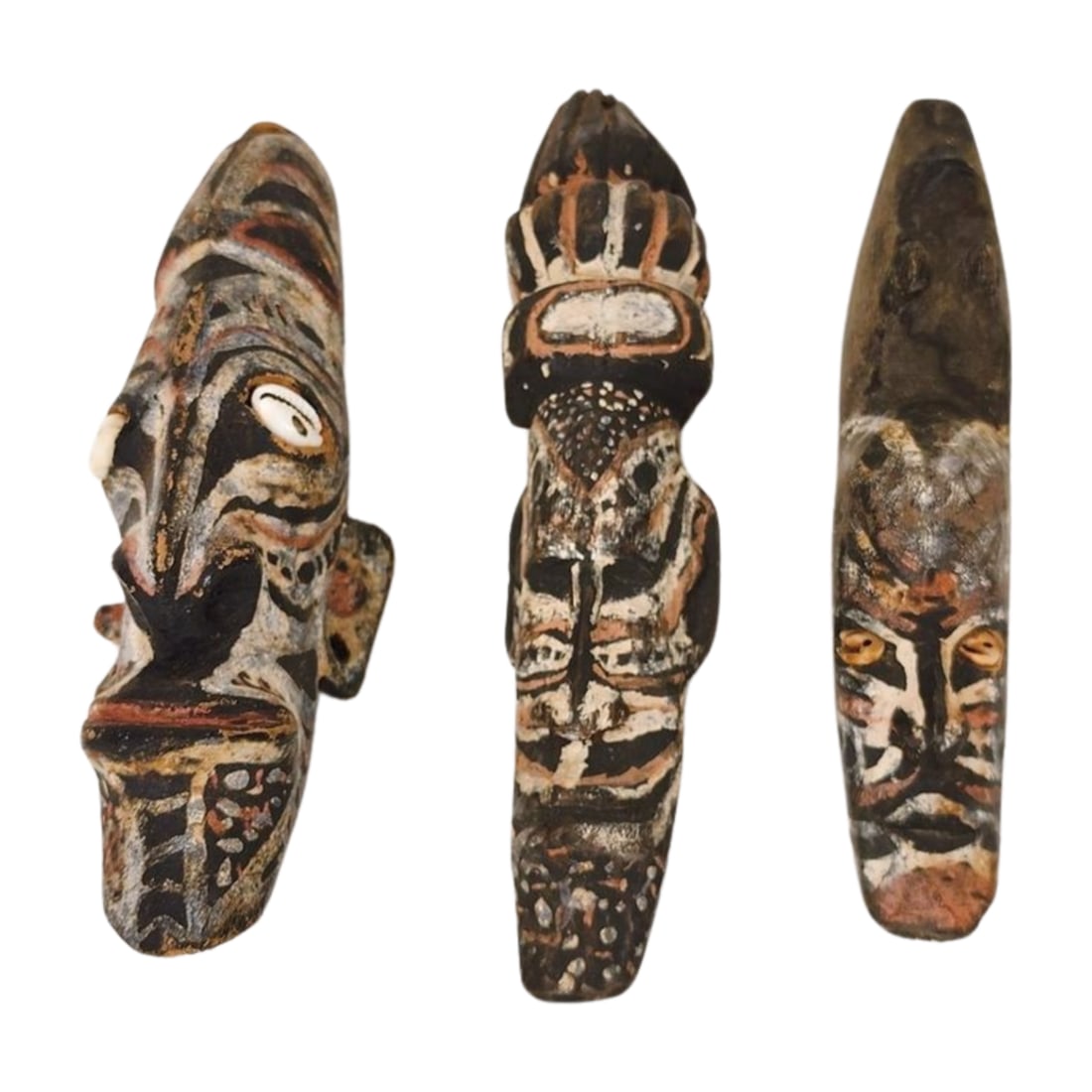 Group of Papua New Guinea Ancestor Carvings (1 of 5)