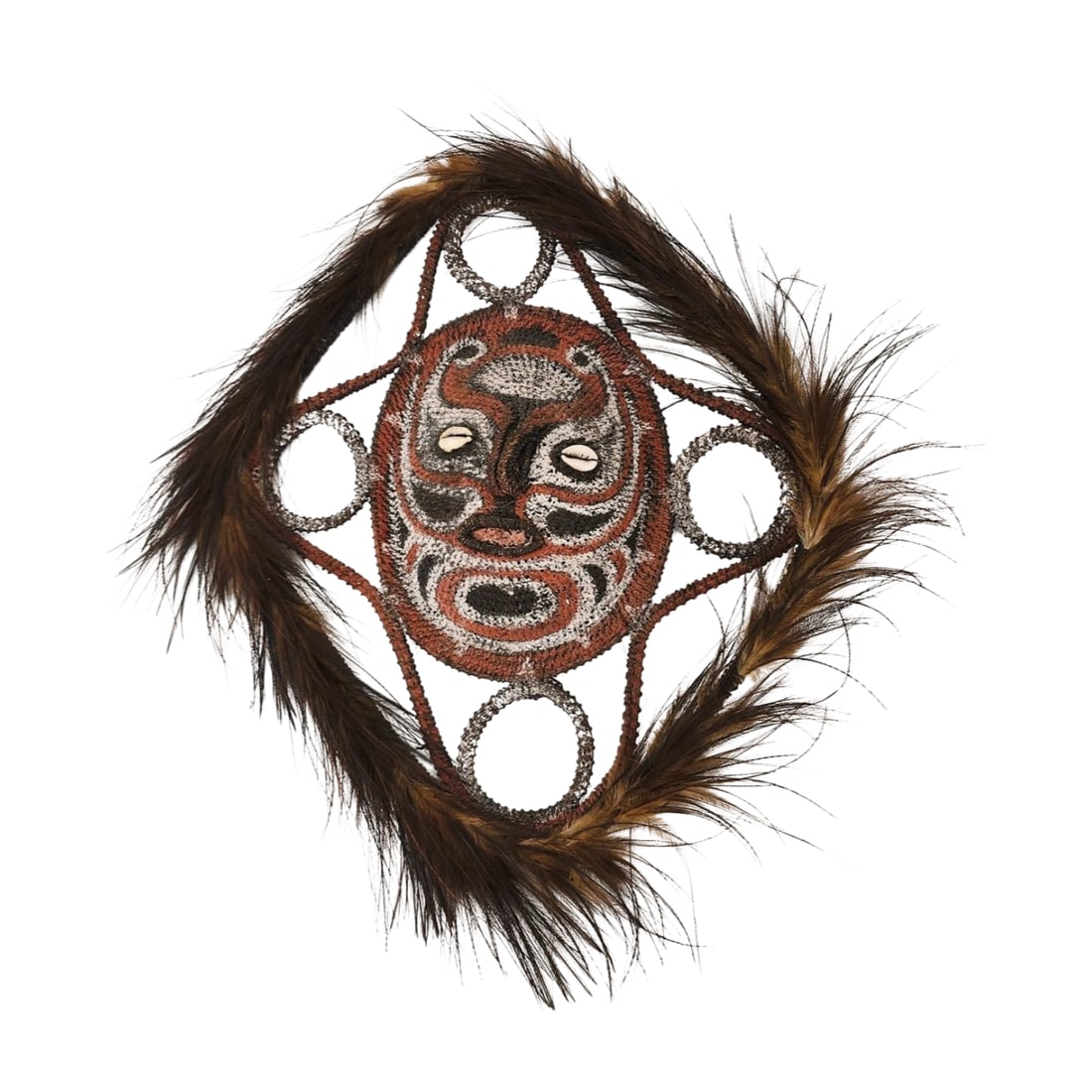 Papua New Guinea Large Turtle Shell Sepik River Spirit Mask (1 of 5)