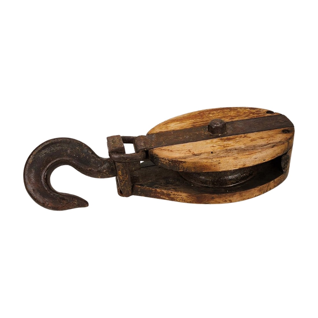 Large Ship Block & Tackle Pulley (1 of 5)