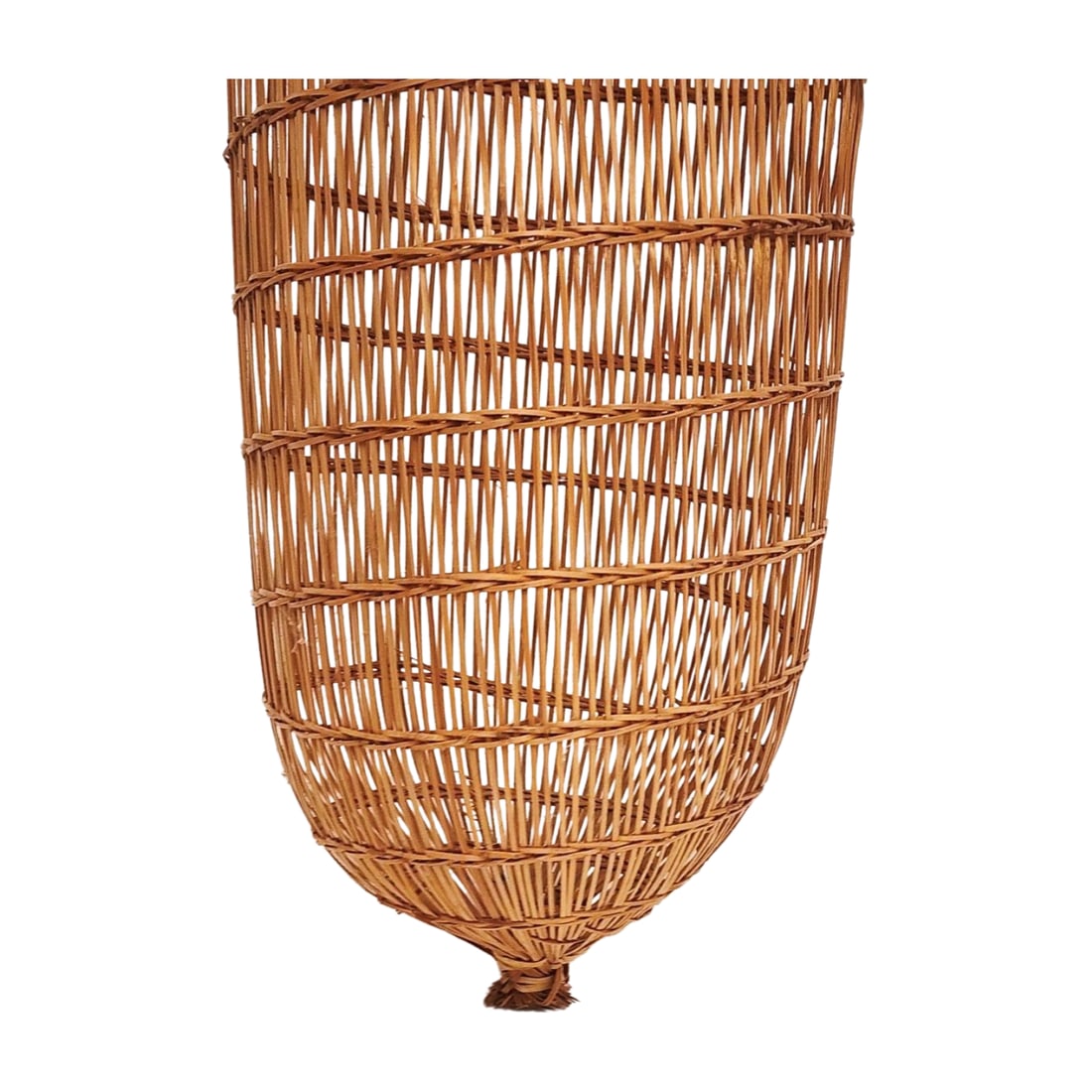 Vintage Handmade Fish Trap Basket - 4