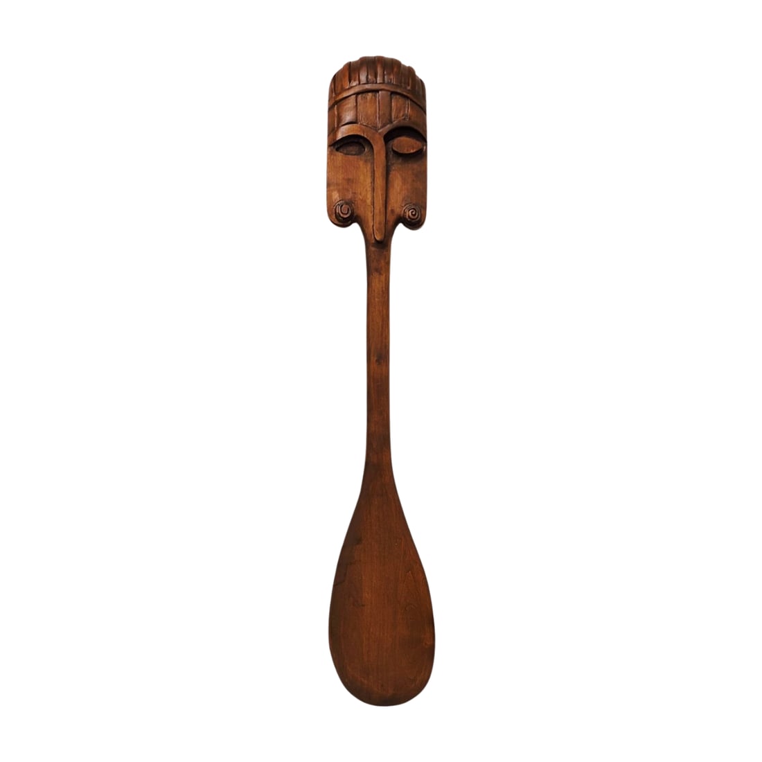 Easter Island Dance Paddle Wood Carved Canoe Paddle (1 of 5)