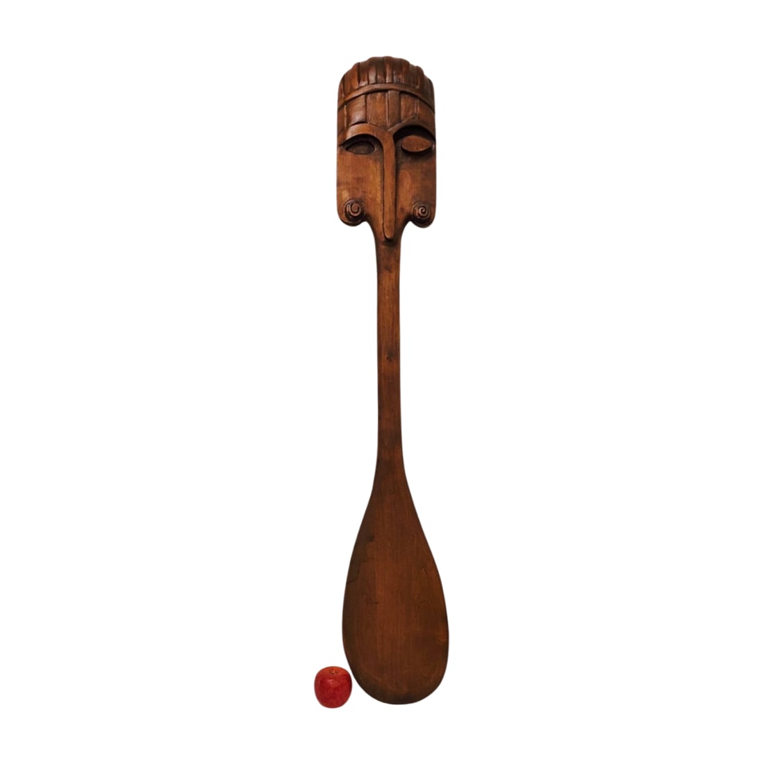 Easter Island Dance Paddle Wood Carved Canoe Paddle - 2