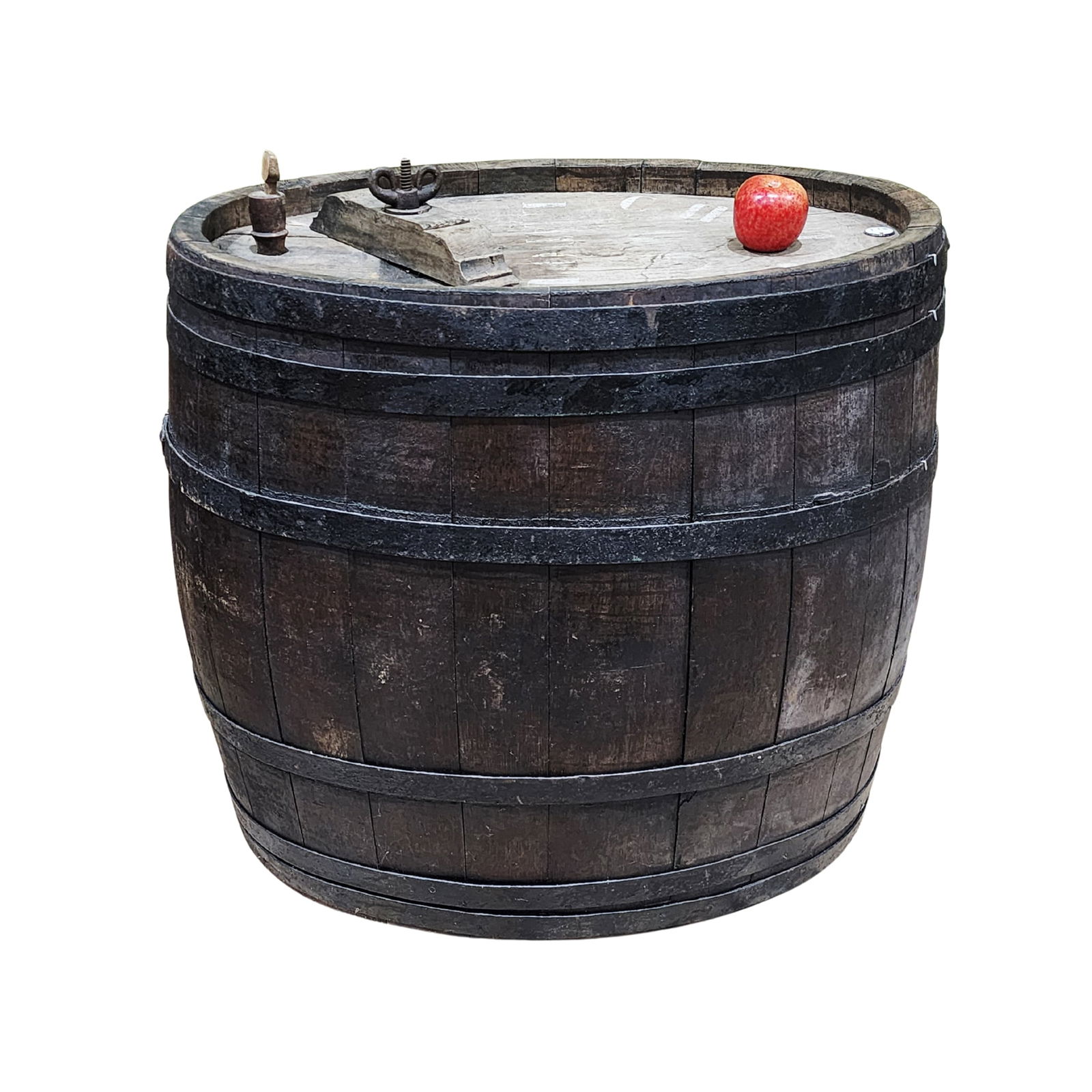 Large Antique Cask Barrel for Wine - 2