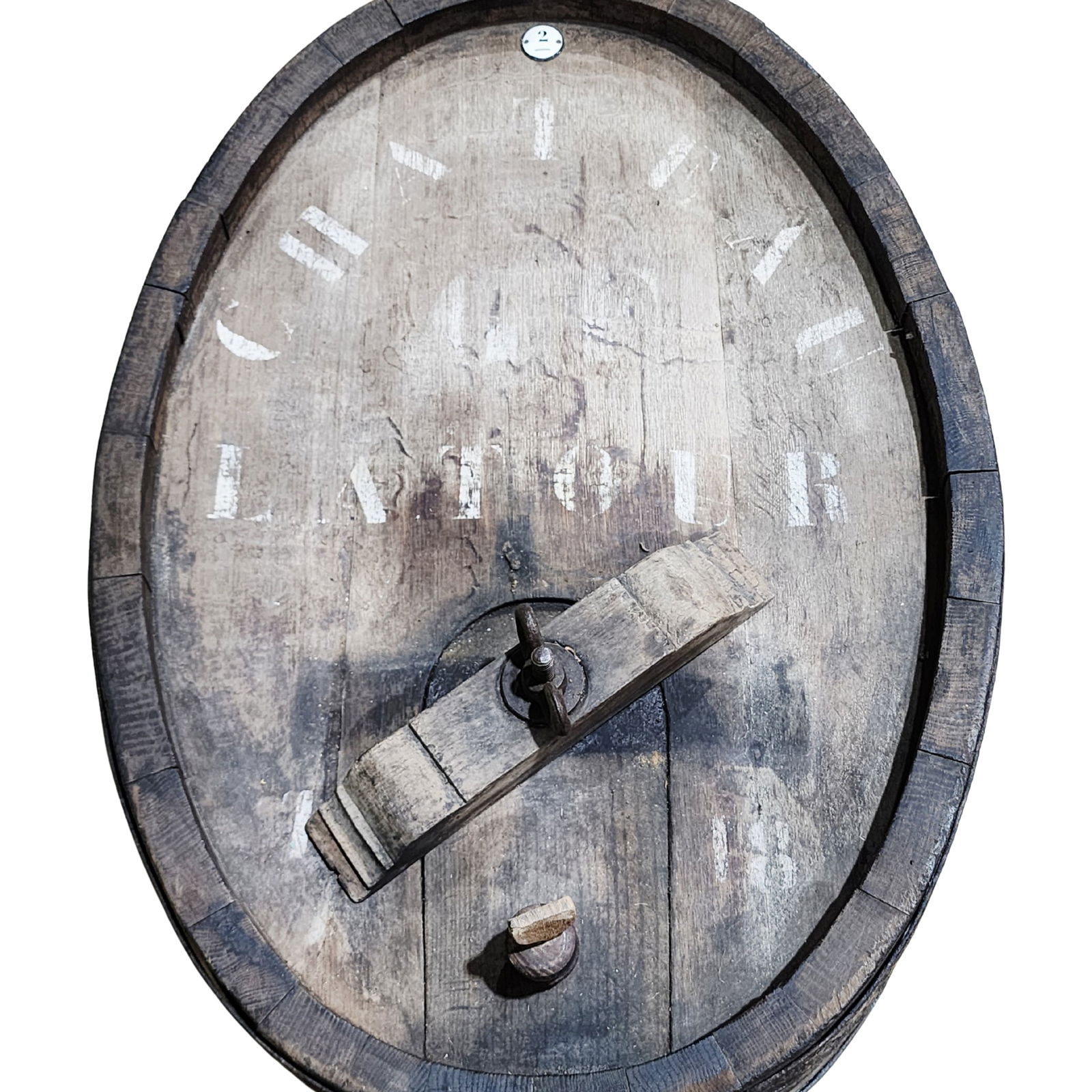 Large Antique Cask Barrel for Wine - 3