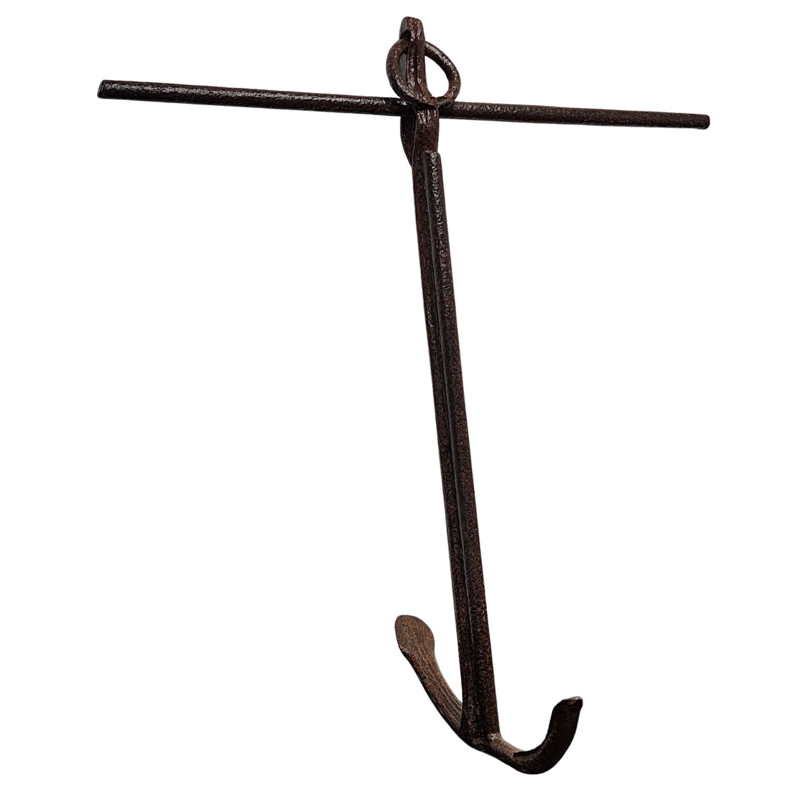 19th Century Wrought Iron Sloop Anchor (1 of 6)