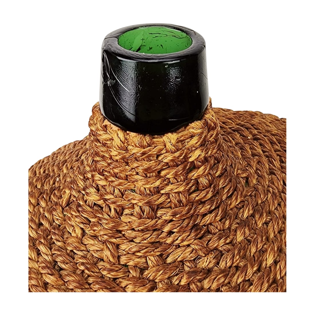 Large Sailor Ropework Antique Demijohn Bottle - 4