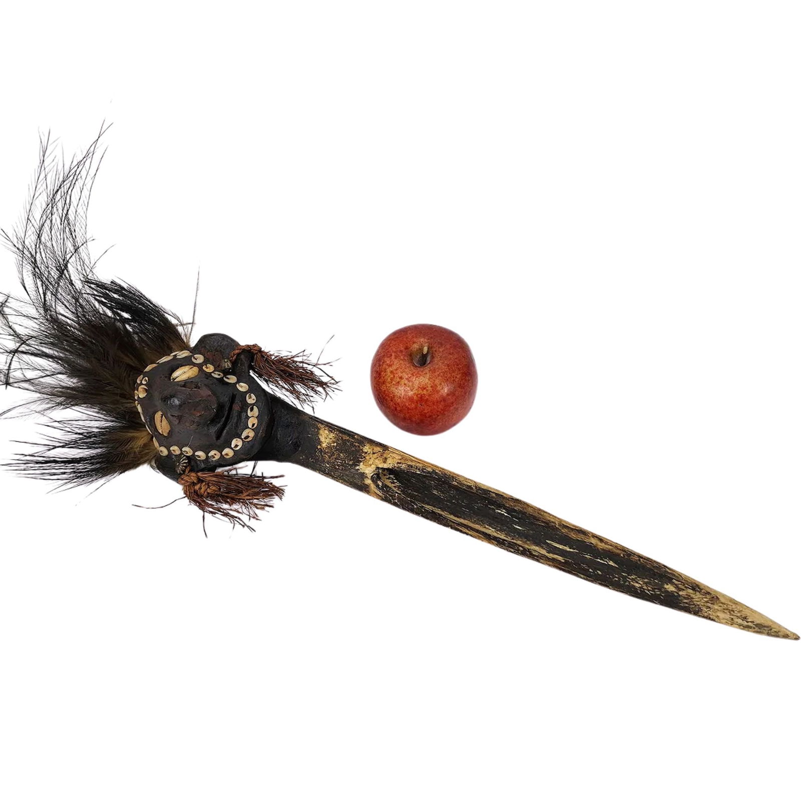 Dayak Mandau Headhunter Bone Dagger - 3