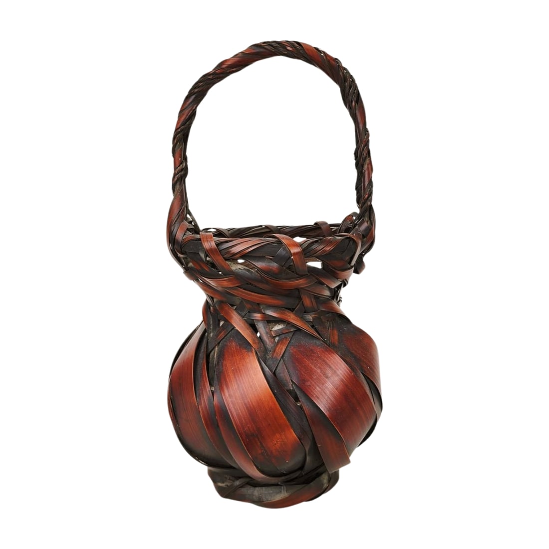 Antique Japanese Bamboo Ikebana Basket (1 of 5)