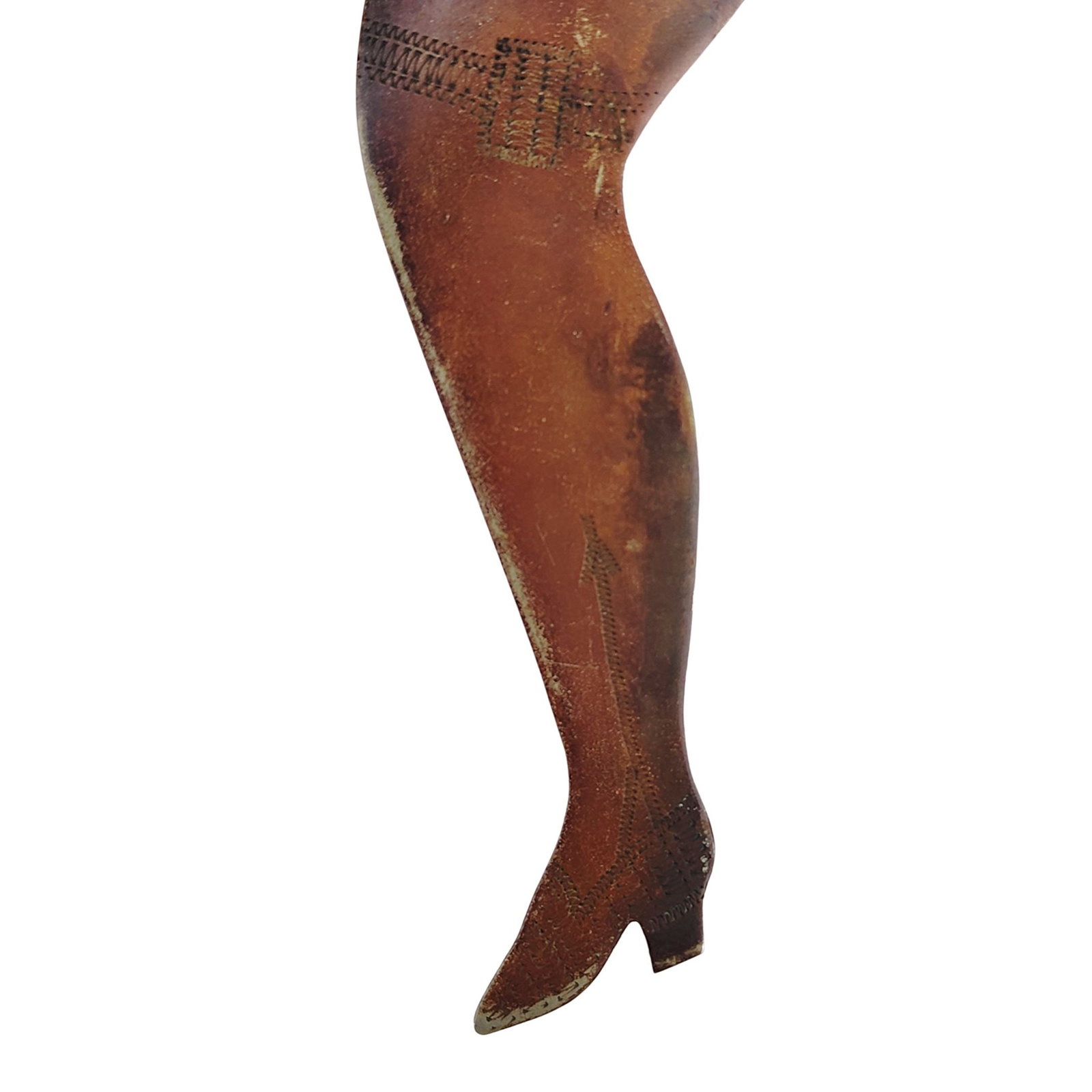 1920s Risque Lady Leg Shoe Horn - 4