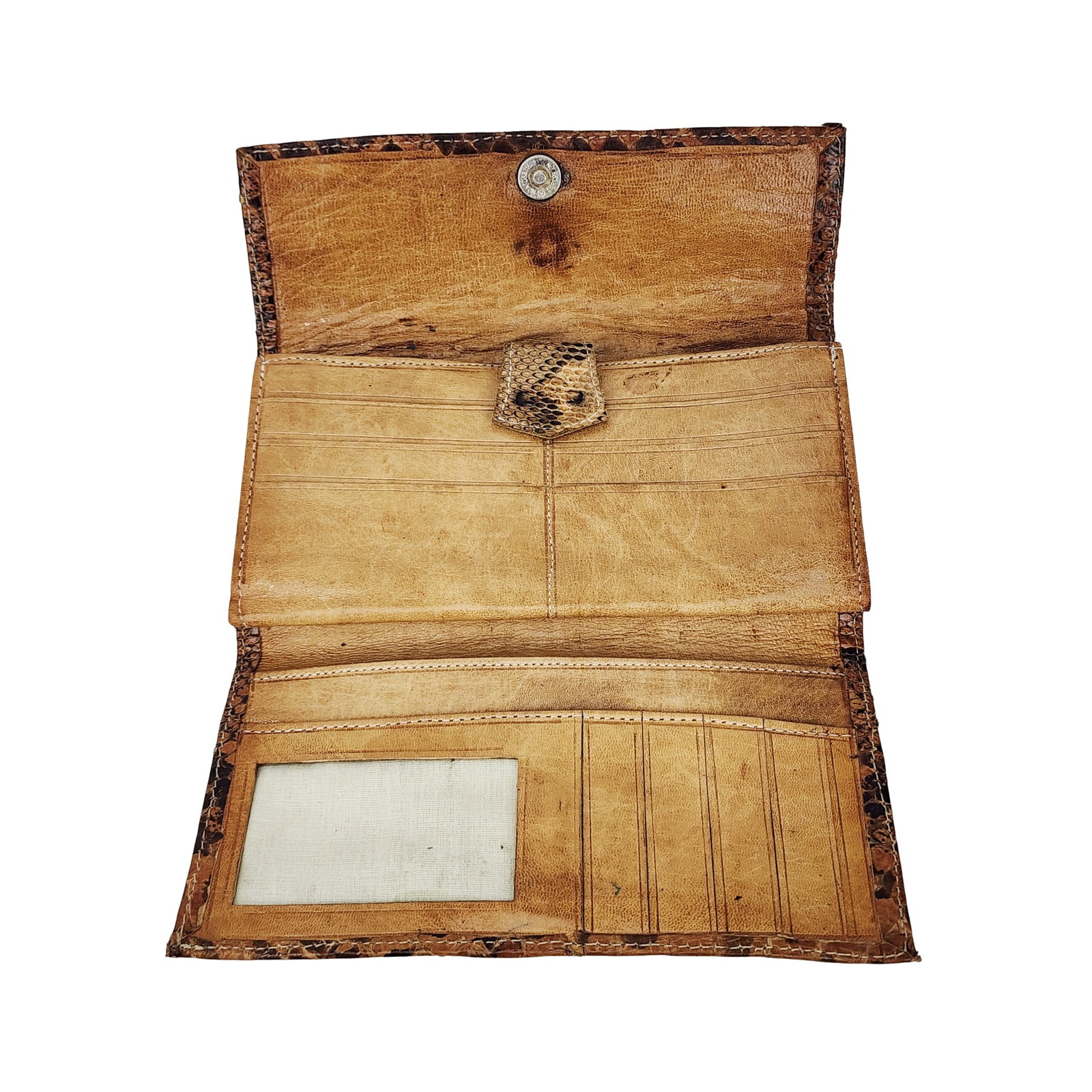 Vintage Python Snakeskin Wallet 1940s - 2