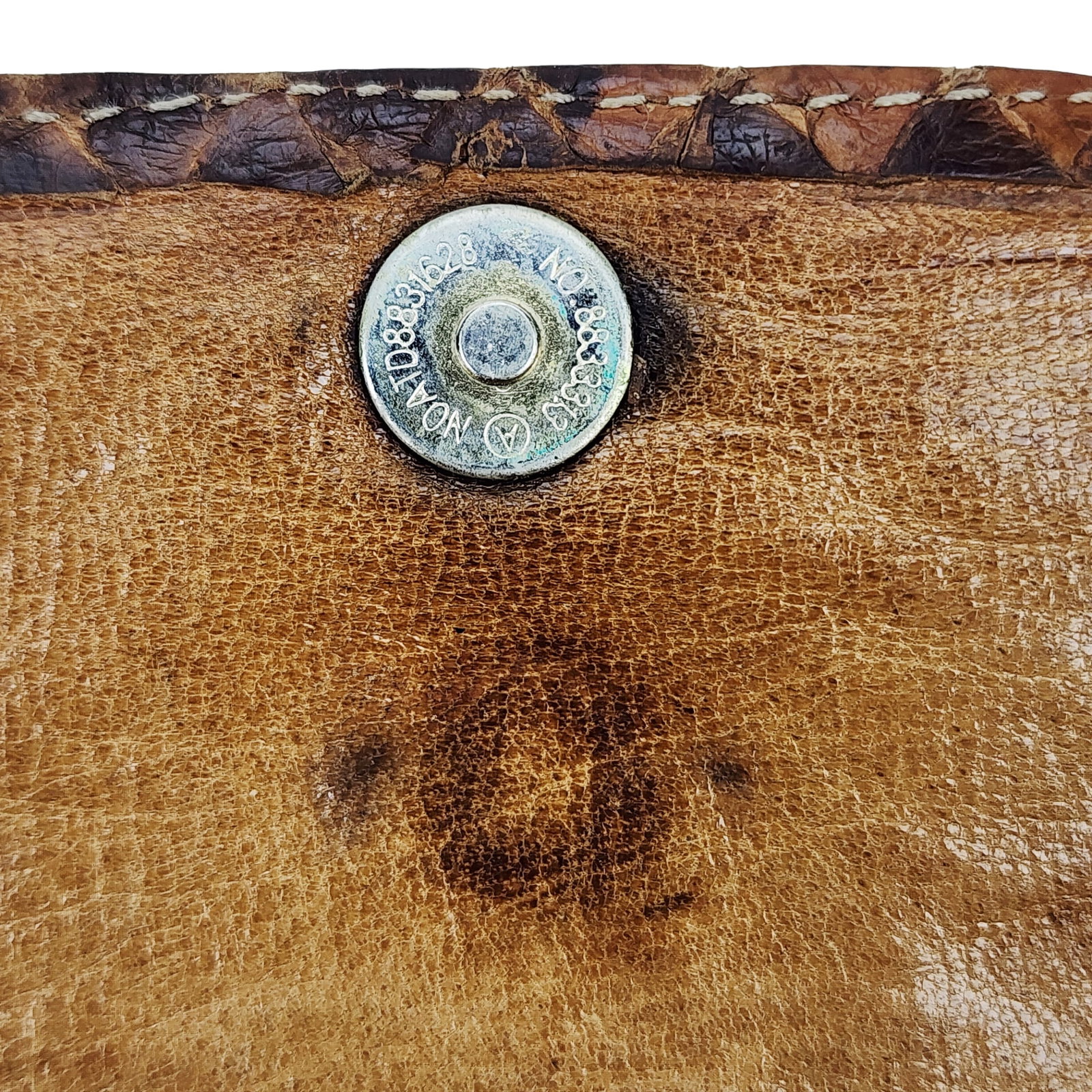 Vintage Python Snakeskin Wallet 1940s - 3