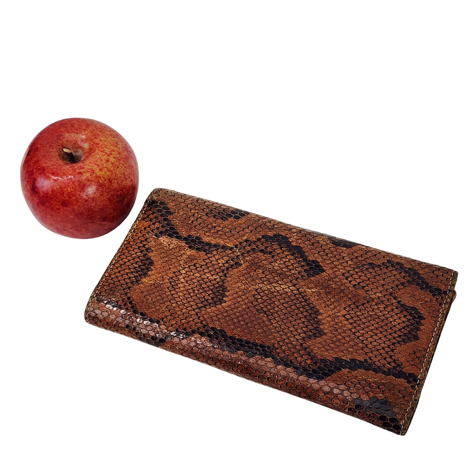 Vintage Python Snakeskin Wallet 1940s - 5