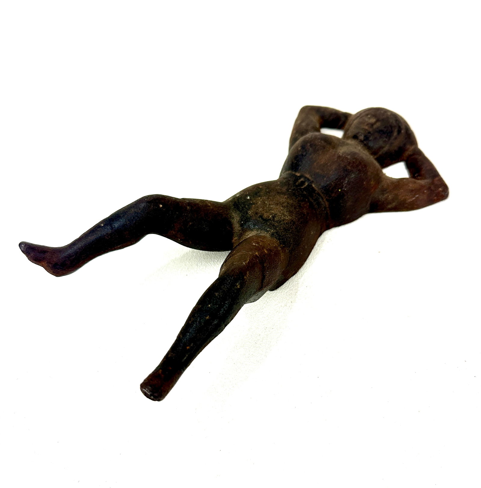 Vintage Risque Naughty Nellie Cast Iron Boot Jack - 5