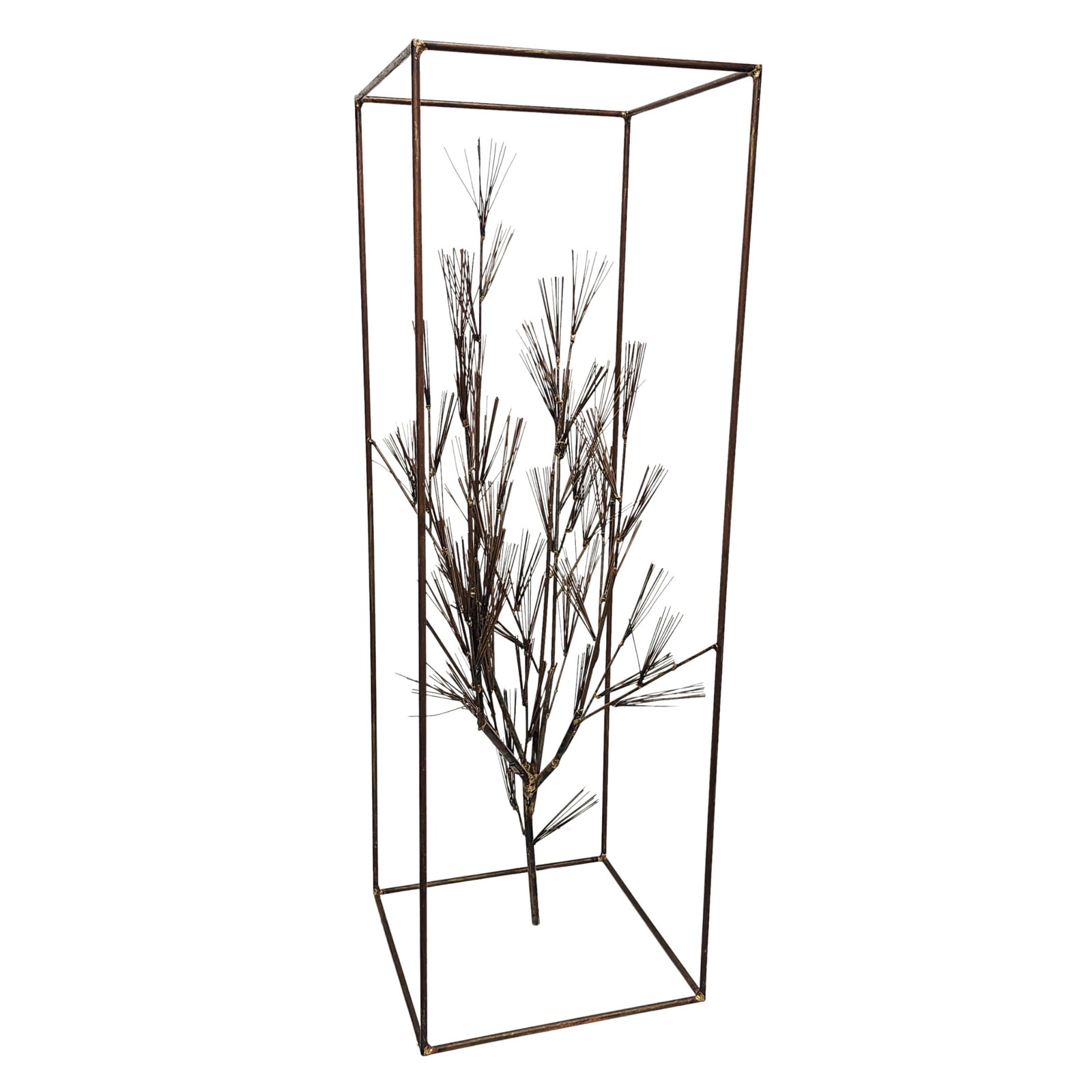 Vintage Curtis JERE "Floating Tree" Bronze Wire Sculpture (1 of 7)