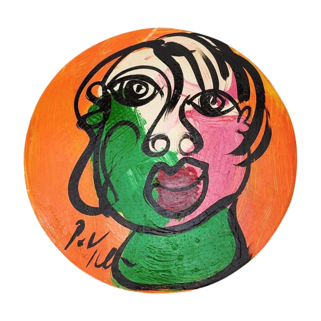 Peter Keil Painted Stool - 3