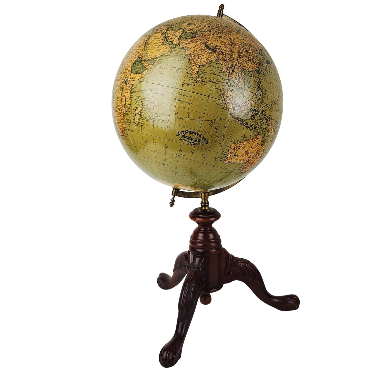 Antique German Claw Foot Globe (1 of 6)