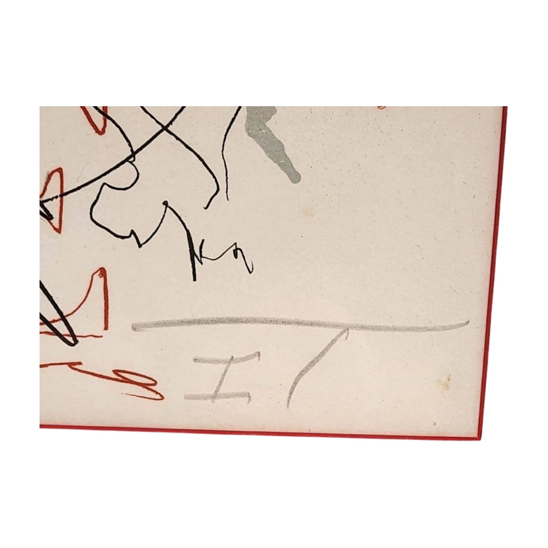 Igael Tumarkin "Love" Lithograph Signed - 2