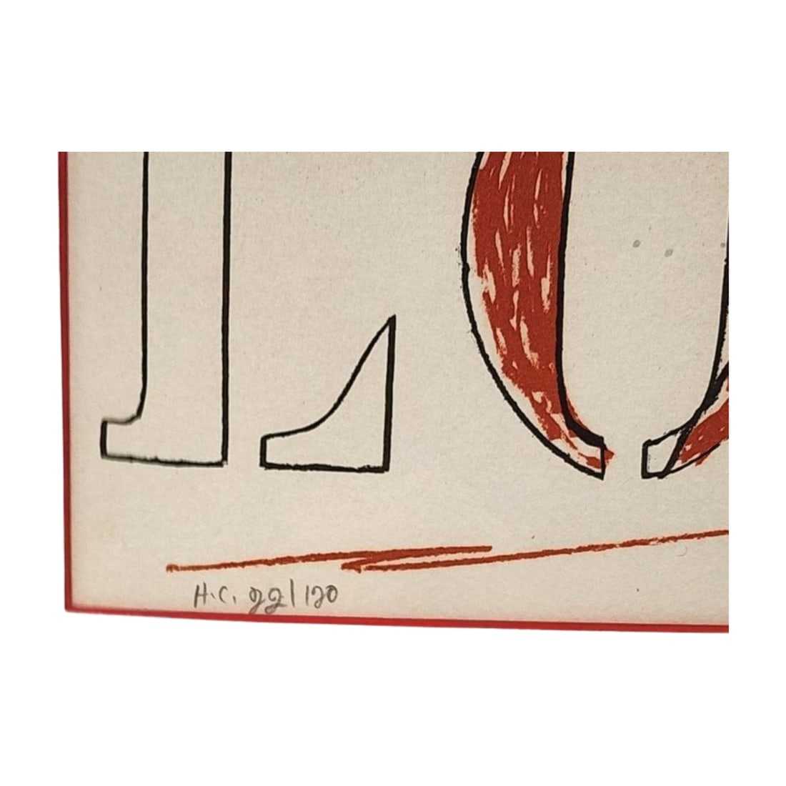 Igael Tumarkin "Love" Lithograph Signed - 3