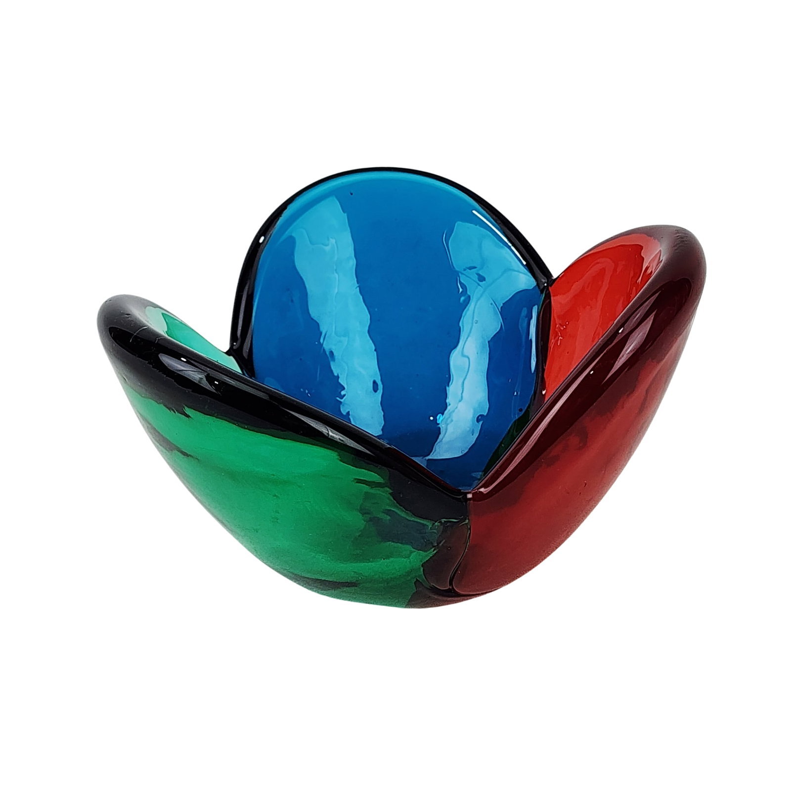Mid Century Modern BLENKO Tri-Color Bowl by Wayne Husted (1 of 5)