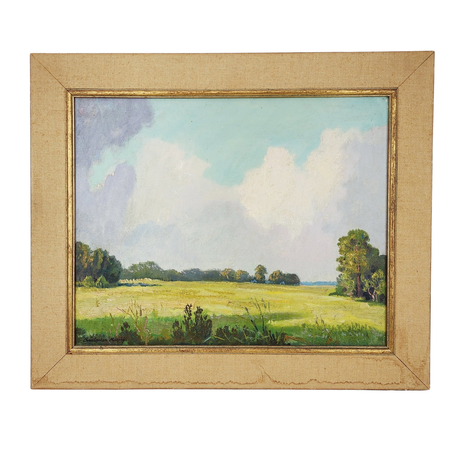 Christopher Murphy (1902-1973) Savannah, Georgia Artist Landscape Canvas Painting (1 of 6)