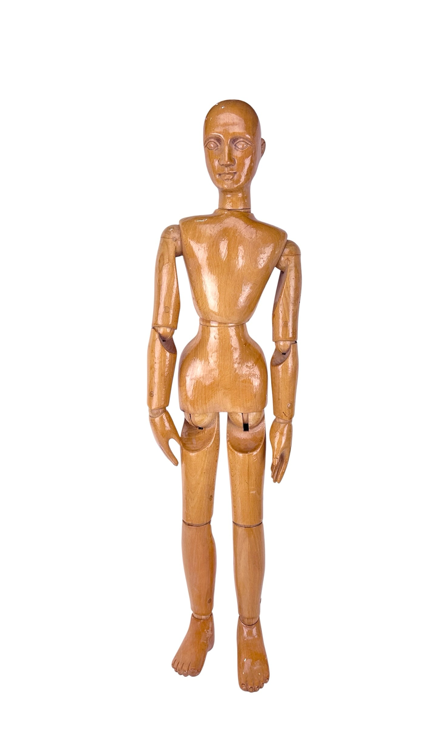 Large Articulated Wood Artist Model Mannequin (1 of 5)