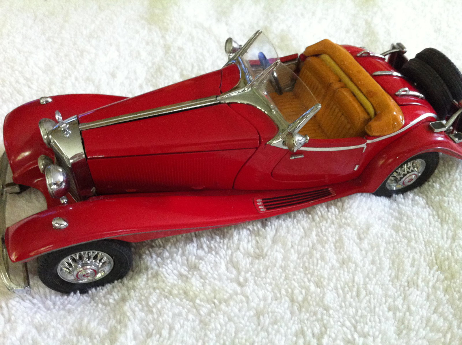 1935 Mercedes Benz 500K Special Roadster: : Franklin Mint Precision Model,moveable parts with opening hoods to display engine (USA shipping available = cost+insurance+ tracking +30)