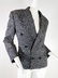 1980 Gianni Versace Grey Leopard Wool Skirt Suit - 6