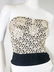 Torso Creations Black & White Lace Strapless Bustier