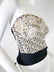 Torso Creations Black & White Lace Strapless Bustier - 5