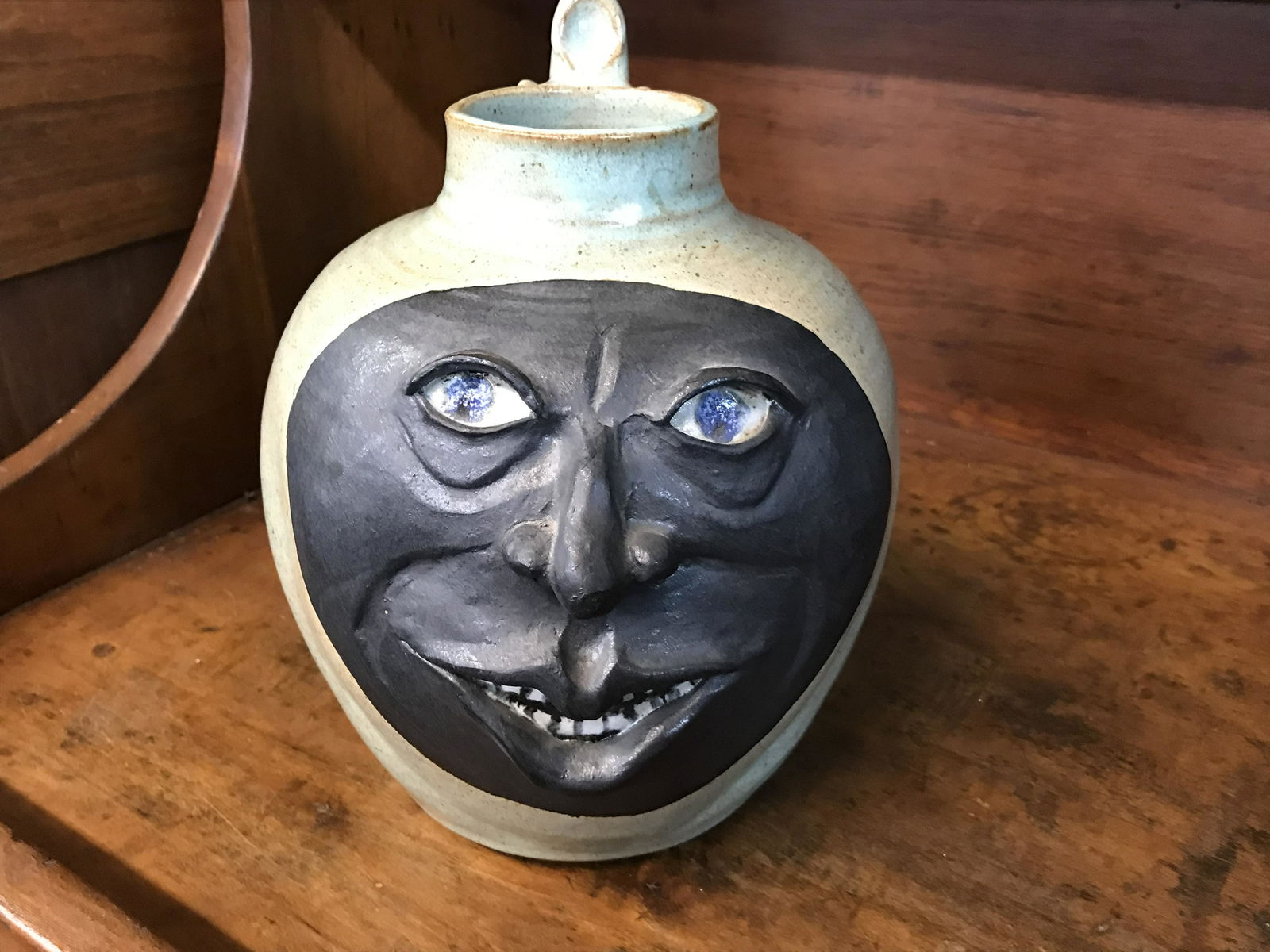 McCauley Pottery Face Jug (1 of 3)