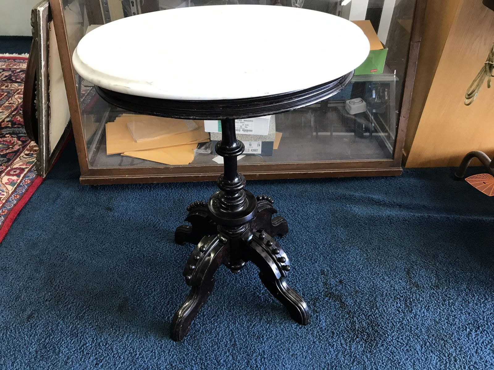 Victorian Marble Top Table (1 of 2)
